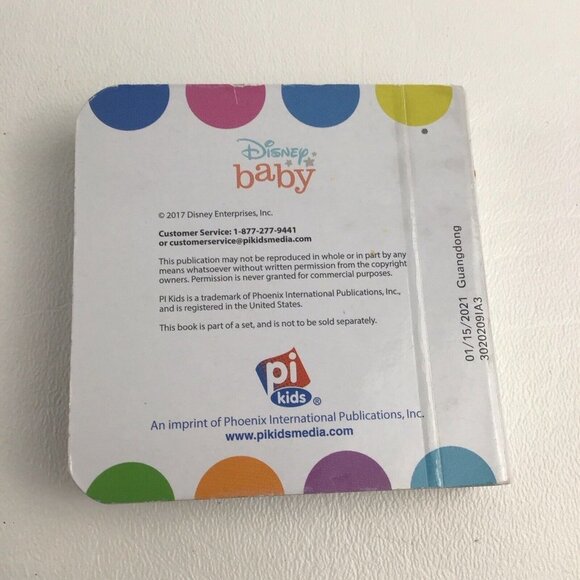 Disney Mini Board Book Step Outside with Chunky Figures Dumbo Beauty & The Beast - Picture 3 of 8